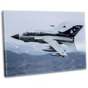 More details for raf gr4 tornado fighter jet canvas print framed photography wall art picture