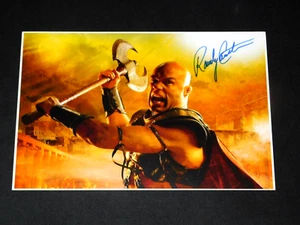 RANDY COUTURE "SARGON" SIGNED THE SCORPION KING 2 12X18 MOVIE PHOTO MMA UFC!!! - Picture 1 of 1