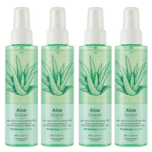 THE FACE SHOP Jeju Aloe Fresh Soothing Mist, 130ml(4.39oz) x 4Pack korea - Picture 1 of 6