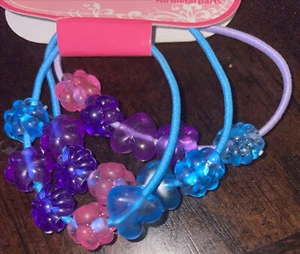 beaded elastics by belle (3 count). no metal - Picture 1 of 1