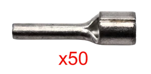 MVP 50 pcs 10-12 AWG Non Insulated Pin Wire Terminal TP10U - Imagen 1 de 1