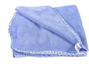 Brookstone NAP 2 Ply Throw Travel Blanket Light Blue 36” X 60” - Picture 1 of 6