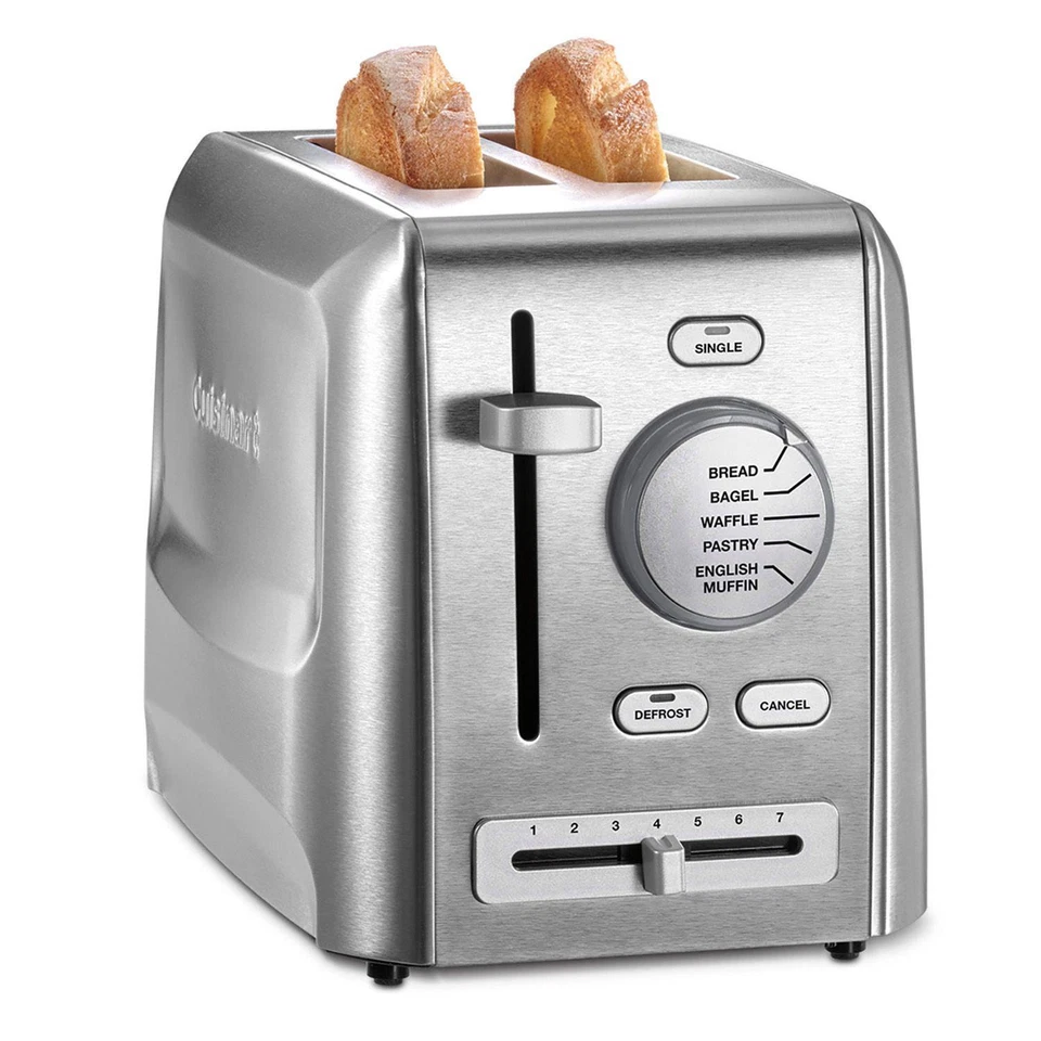 Cuisinart 2 Slice Stainless Steel Custom Select Toaster CPT-620P1