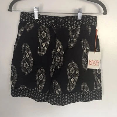 Pantalones cortos Knox Rose para mujer talla S cachemir hawaiano cintura alta Foto 1 de 4