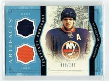 11-12 UD Artifacts Treasured Swatches  Kyle Okposo  /135  Dual Jerseys