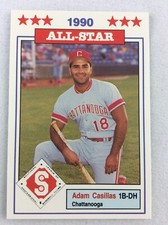 1990 Southern League All Stars Baseball Card #23-Adam Casillas, Chattanooga