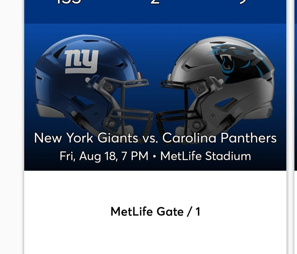 new york giants tickets 2023 - Image 1 of 1