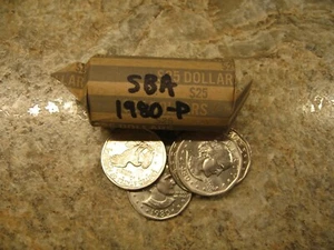 Roll (25 Coins) 1980-S Susan B Anthony Dollars - Picture 1 of 1