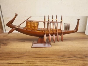 Stunning Reproduction of King Khufu's Solar Boat -Large Size - Picture 1 of 5