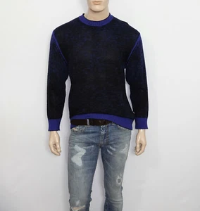$248 NEW Diesel K-CONF Pullover in Sea Blue Size Small Wool Blend   - Picture 1 of 10