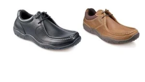 Pod Men's Lace Up Leather Shoes Size 9 - 15, 2 Colours - Picture 1 of 17