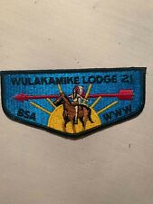 Wulakamike OA Lodge 21 s4c? Flap Boy Scout Patch