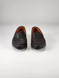 Martin Dingman Men's Size 8.5 Singnature Brown Driving Moc Shoes - Picture 1 of 8