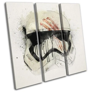 Star Wars Stormtrooper Filmgrößen HÖHEN LEINWANDBILD WANDBILD Bild Druck - Bild 1 von 1