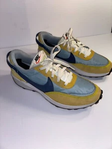 Nike Waffle Debut Running Shoes Men's US 10 Brown Blue Athletic Logo DH9522-400 - Picture 1 of 16