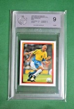 PGS 9 Football Merlin Premier League 1998 Ronaldo Brazil McDonalds #261 w.PSA