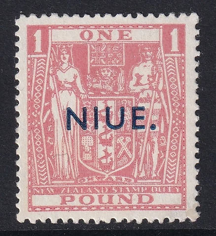 Niue 1942 £1 Pink SG86 - unmounted mint Cover