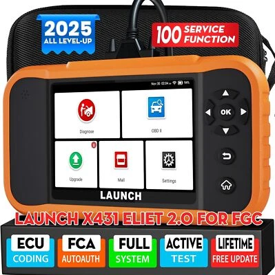 For Ford Gm Chrysler Launch X431 Creader Elite 2.0 Fgc OBD2 Scanner ECU Coding - Изображение 1 из 4