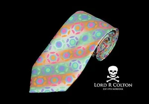 Lord R Colton Masterworks Tie - Pisa Light Seafoam Colorful Woven Necktie - New - Picture 1 of 3