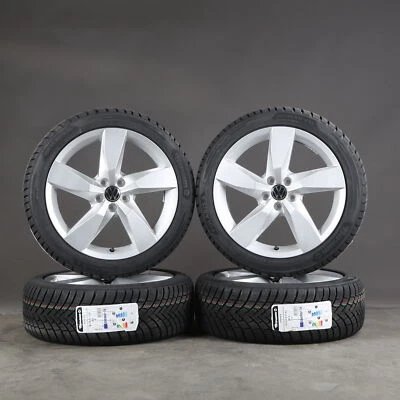 17 Zoll Winterräder original VW Polo 6 AW 2GM601025A Chesterfield Felgen - Bild 1 von 4
