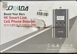 ZORIDA Signal Booster for Home & Office, Boosts 5G & 4G LTE 4000 sq ft DEFECT - Picture 1 of 5