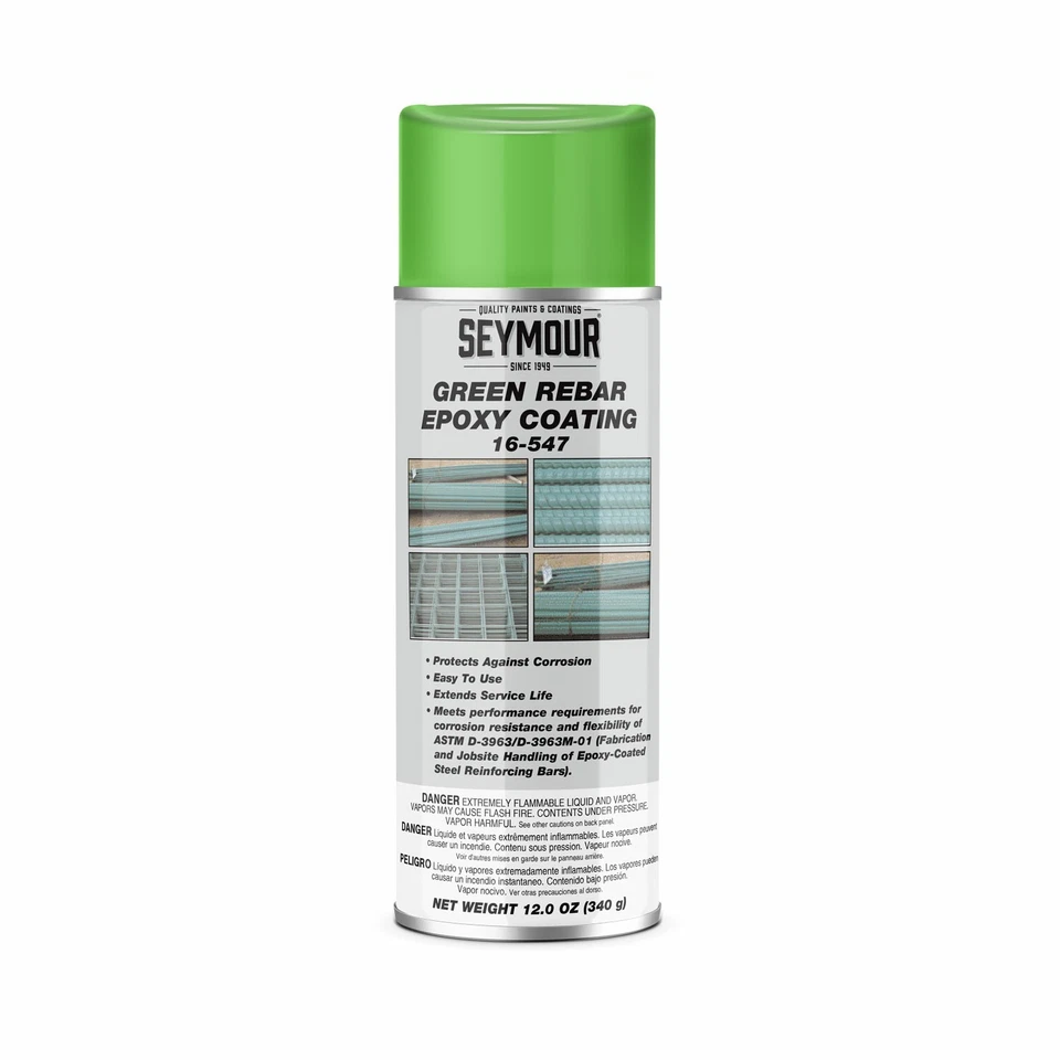 16-547 Seymour Green Rebar Spray Paint Epoxy (12 oz.)