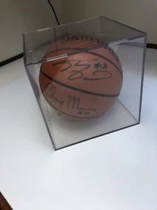 Shaquille O'Neal & Alonzo Mourning Autographed Basketball JSA Authenticated with - Picture 1 of 10