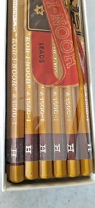 Vintage Koh-I-Noor Hardtmuth Pencils, 1 dozen, 1500-I/H, New - Picture 1 of 9