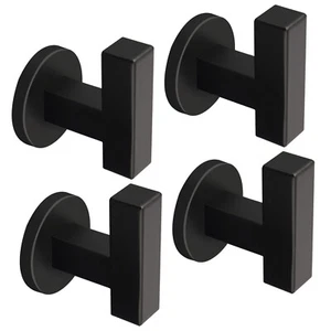 4PC Magnetic Coats Hanger Metal Utility Organizer Storage Hooks Hallway Door - Picture 1 of 5