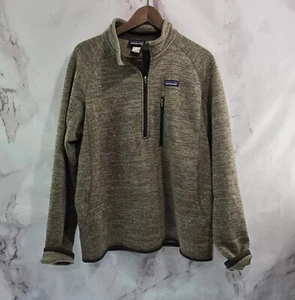 Patagonia Fleece Herren Large braun hellbraun Pullover Better Sweater Quarter Zip - Bild 1 von 12