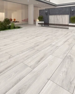 £39.99 sq.m OUTDOOR PORCELAIN MIELWOOD GREY 30X120X2 cm thick MATT Sample £2.99 - Picture 1 of 6