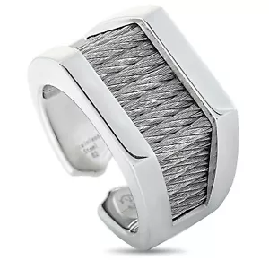 Charriol Forever Stainless Steel Ring 02-01-1099/62 - Picture 1 of 9