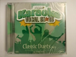 ZOOM KARAOKE ZVS012 Karaoke Estrellas Vocales Dúos Clásicos Vol 1 CD+G Formato NUEVO - Imagen 1 de 3