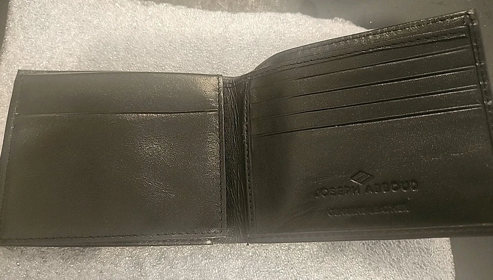 Бумажник складной Joseph Abboud черный новый без коробки. R473 - Изображение 1 из 4