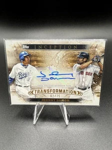 2024 Topps Inception Baseball Johnny Damon Transformation Auto /75 Red Sox - Picture 1 of 2