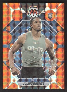 2023 Panini Mosaic #340 Julius Brents Orange Mosaic #/199 - Picture 1 of 2