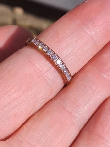 PINK DIAMOND TYPE IIa ⅓ct ANGOLA 9k GOLD CERTIFIED RAREPURE GOLCONDA OF OUR TIME - Picture 1 of 24