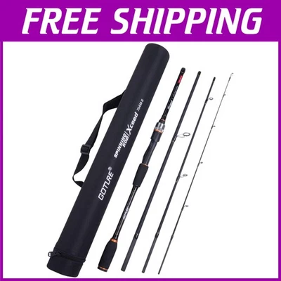 Ultralight 4-Piece Travel Fishing Rod Set - Image 1 of 4