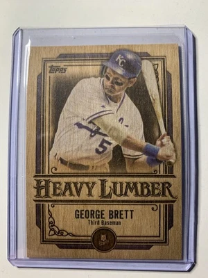 Actualización Topps 2025 George Brett Estuche de madera pesada Hit SSP Hl-47 KC Royals Foto 1 de 2