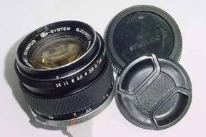 Olympus 50mm F/1.4 G.Zuiko OM-System Mount Manual Focus Standard Lens - Picture 1 of 6