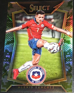 2015-16 Select Alexis Sanchez CAMO # 065/249 Prizm Chile 2016 Variation - Picture 1 of 2