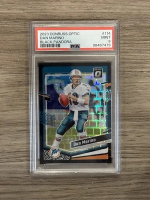 Donruss Optic Dan Marino Black Pandora 2023/25 Dolphins PSA 9 POP 3 🔥 Foto 1 de 2