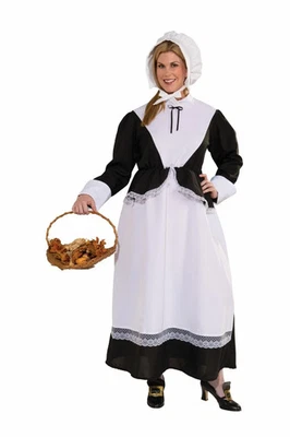 FORUM PILGRIM WOMAN THANKSGIVING HOLIDAY COSTUME 70306 PLUS SIZE - Image 1 of 3