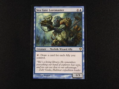 Sea Gate Loremaster LP [Zendikar] #2 Mtg Magic Free Tracking! - Image 1 of 2