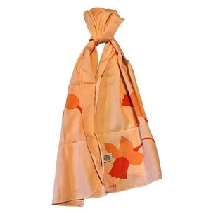 Vintage VERA Neumann Scarf ~ Daffodils ~ 10" x 45" Made in Japan - Picture 1 of 9