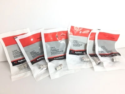 RadioShack Twist-On RG-59 F Connector 278-0227 (Pack of 6) - Image 1 of 2