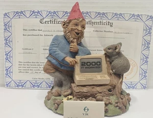 Vintage By Tom Clark AND Tim Wolfe Gnome Y2K Figurine -#6359- Cairn Studio Certi - Picture 1 of 7
