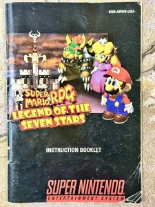 Manual de instrucciones de Super Mario RPG - Super Nintendo SNES - Imagen 1 de 8