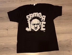 Samoa Joe Face Logo Tultex Pro Wrestling Crate T-Shirt Black Size XL AEW - Picture 1 of 3
