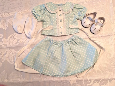 American Girl Doll, 2011, MOLLY'S POLKA-DOT OUTFIT, Complete, No Box, EUC - Image 1 of 2